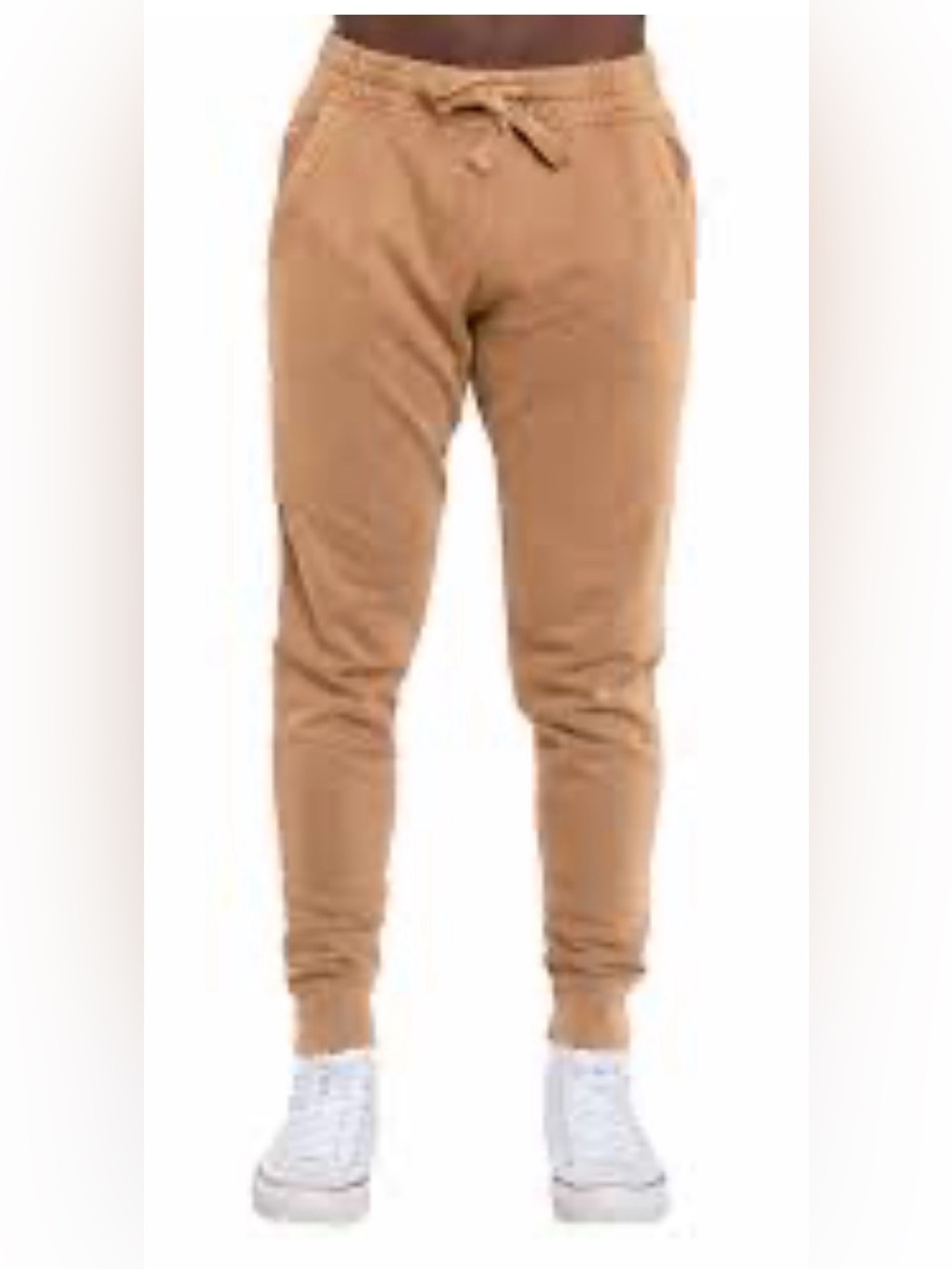 NWT Lane 7 Apparel Men's Drawstring Jogger Pants - Brown Unisex style Size M